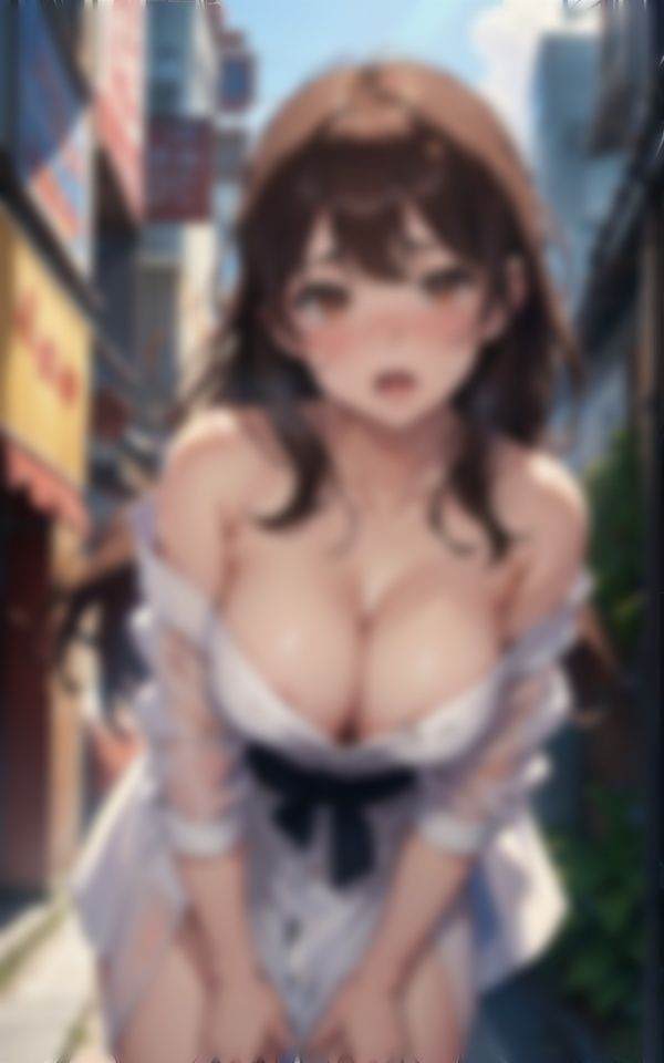 巨乳の美容師セフレ！美容室の美女で路上で露出が大好き！サラリーマンが美容師にSEX