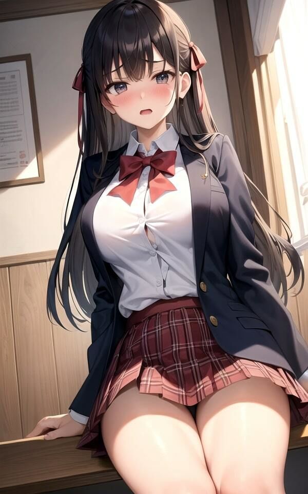 悪質カメラマンに騙されて開脚パンモロしちゃったJK