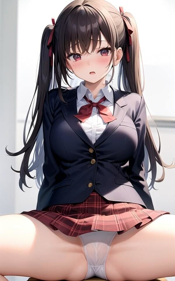 悪質カメラマンに騙されて開脚パンモロしちゃったJK