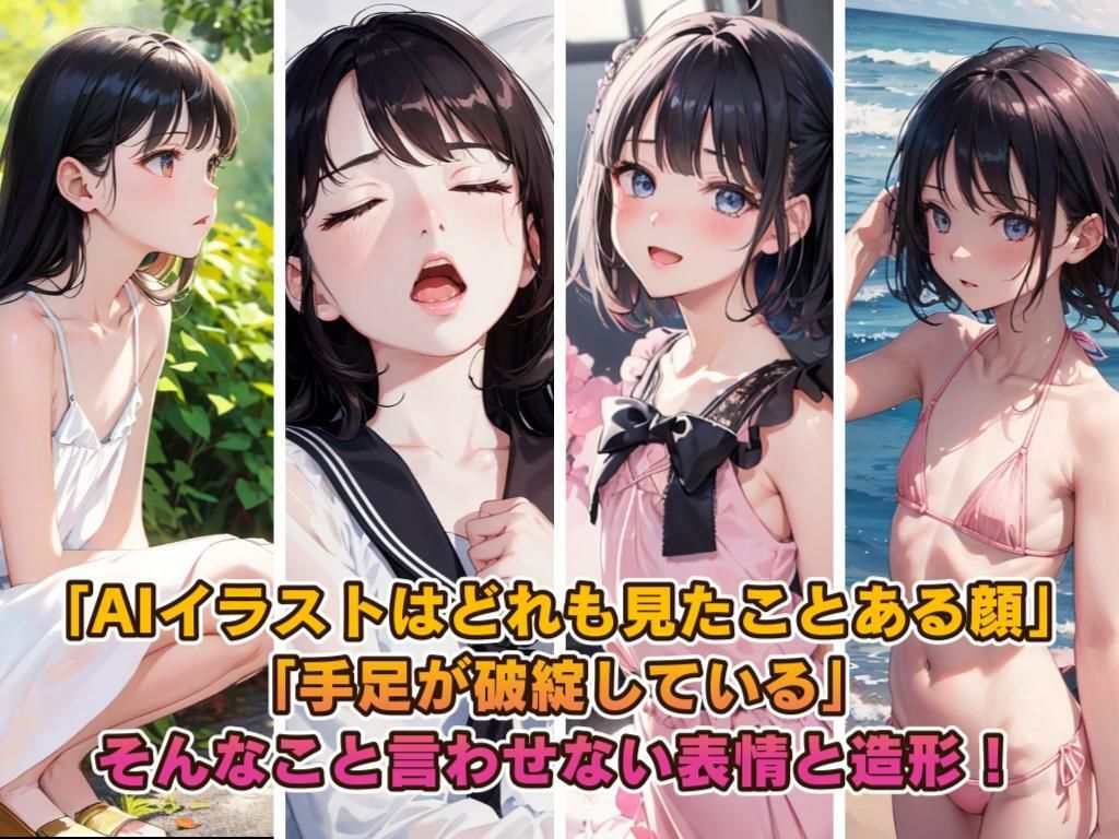 AI貧乳少女厳選イラスト集（二次元イラストver）