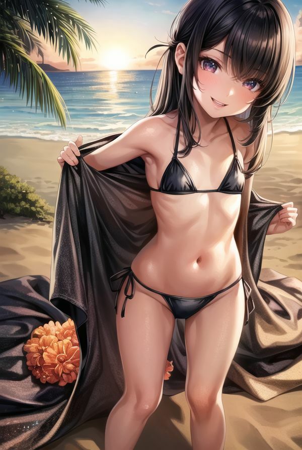 初体験！南国ビーチでビキニ撮影会