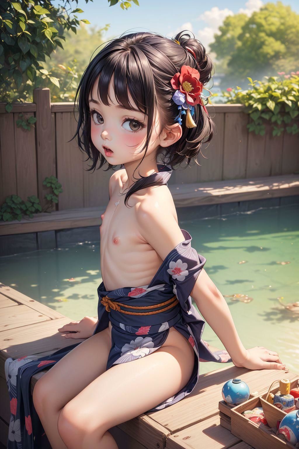 浴衣の下は裸だよ