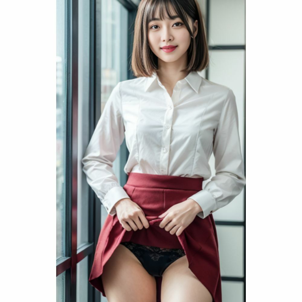 スカートの中を見せて6