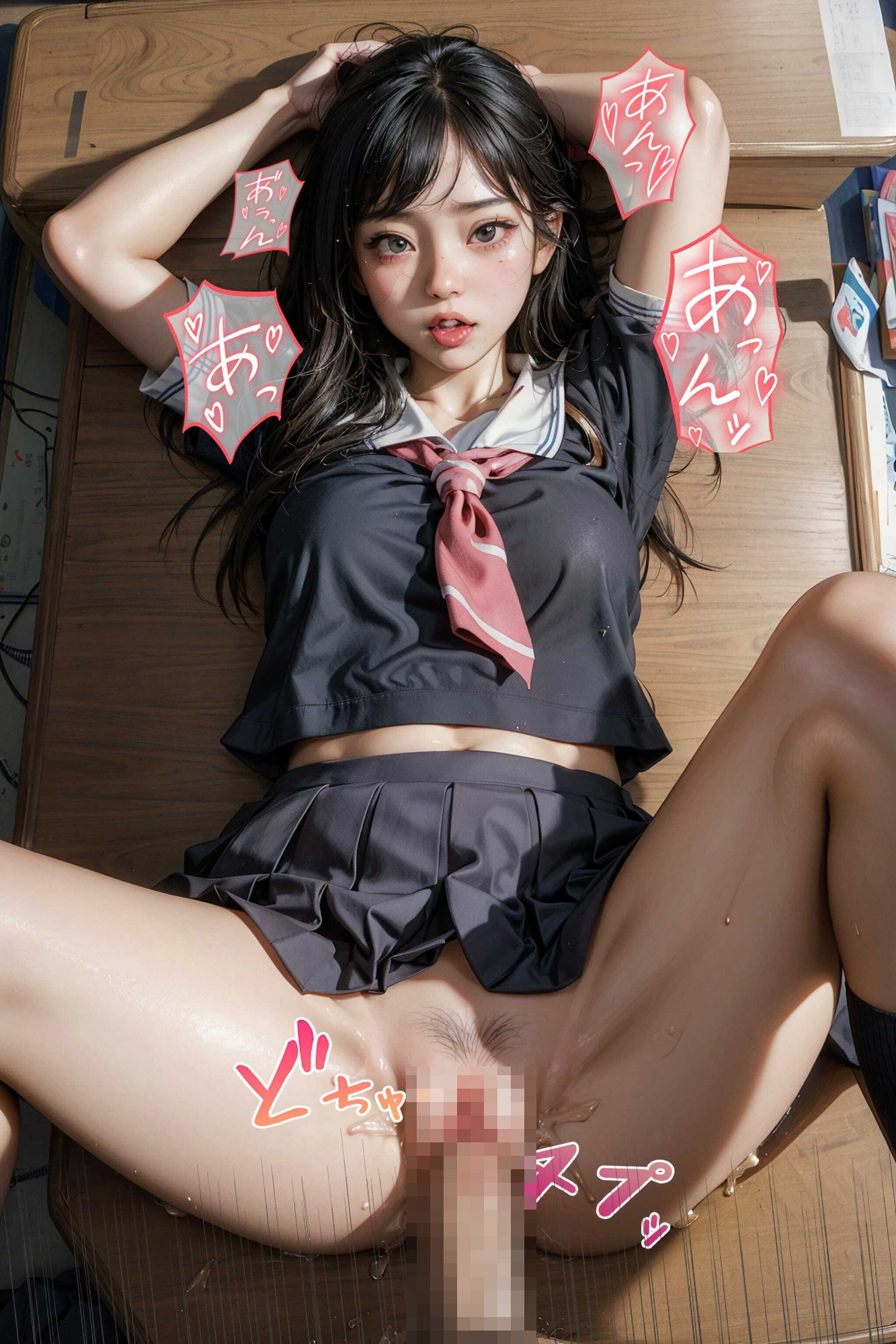 【超高画質】2.5次元世界のHな放課後課外授業！