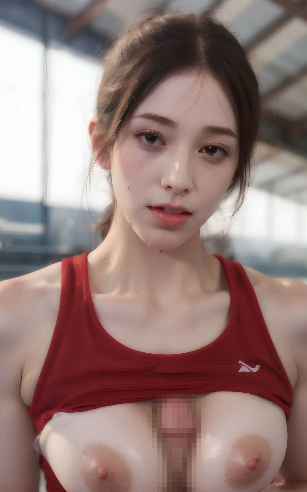 女子陸上部員たち