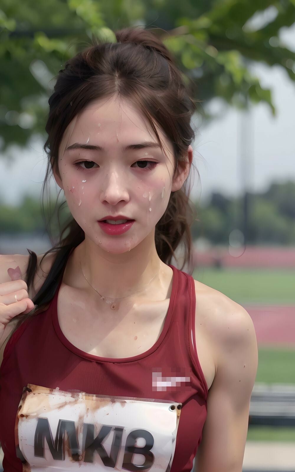 女子陸上部員たち