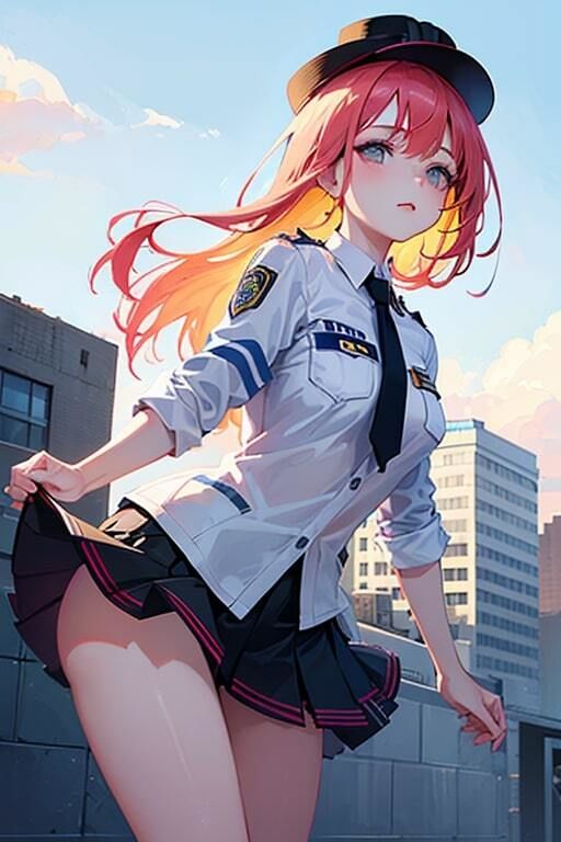 AI生成美女写真集 vol21 警官美女