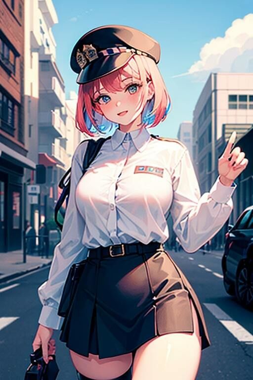 AI生成美女写真集 vol21 警官美女