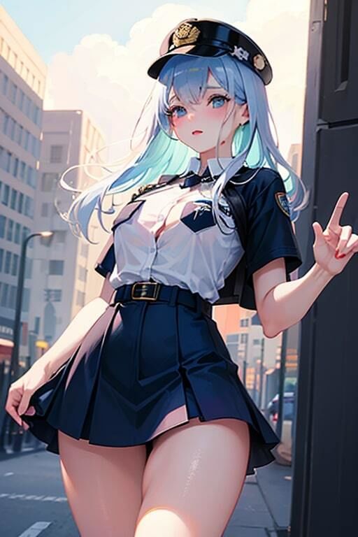 AI生成美女写真集 vol21 警官美女