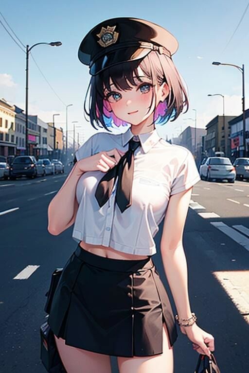 AI生成美女写真集 vol21 警官美女