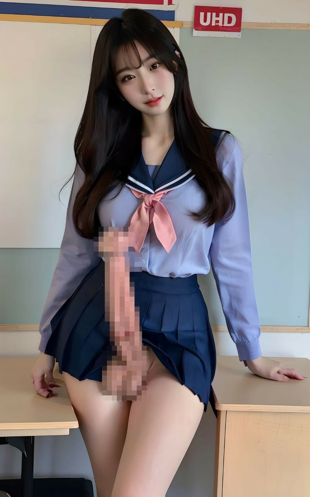 女子校生のグロちんぽ