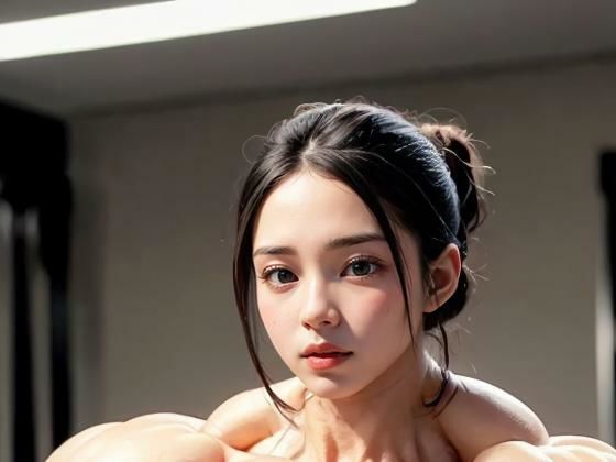 筋肉ムキムキ美女（5）