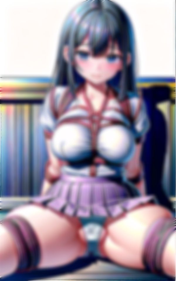 こんなに縛られたら濡れパンツになっちゃいます...