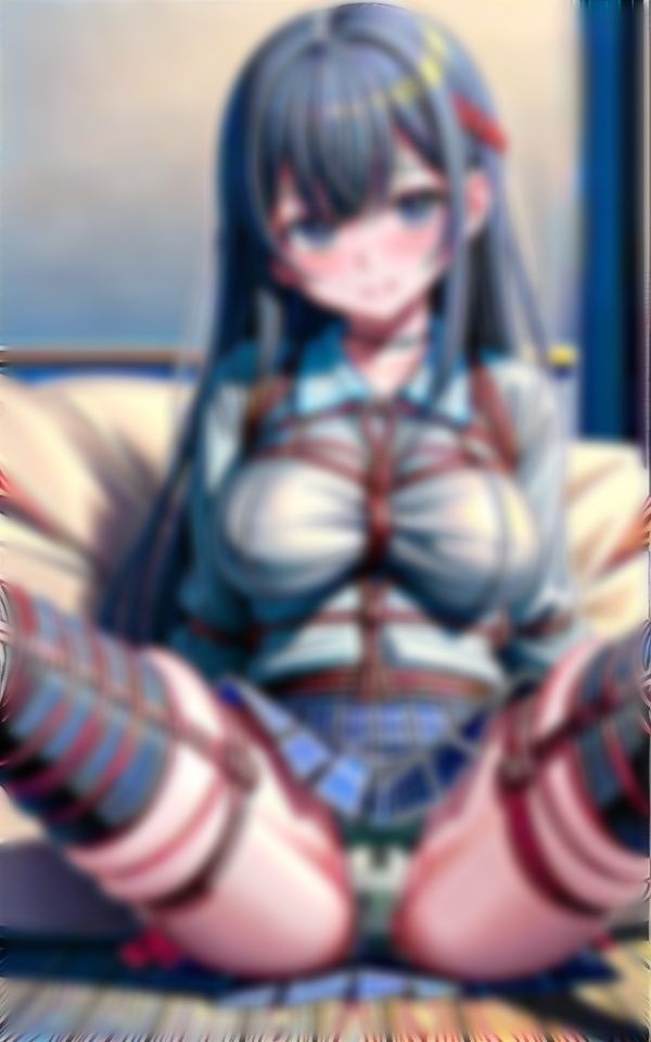 巨乳痴女と縄〜鬼畜登校日...こんな格好じゃ動けないよ