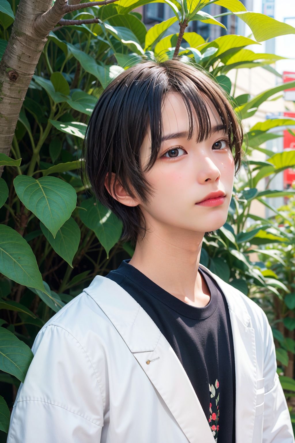 中性的な痩せ型男子カツオくん写真集