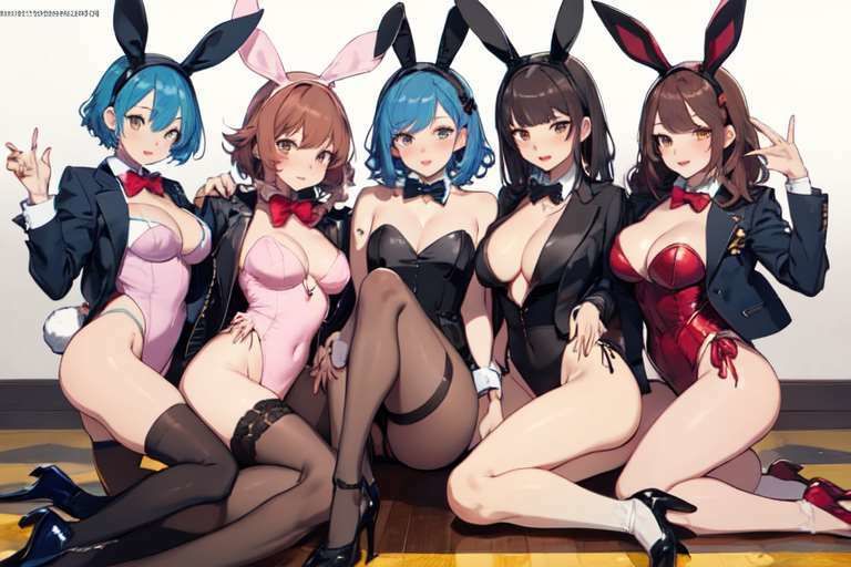 【微エロ】人妻水着・バニーイラスト集【総枚数198枚】