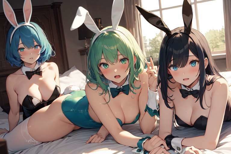 【微エロ】人妻水着・バニーイラスト集【総枚数198枚】