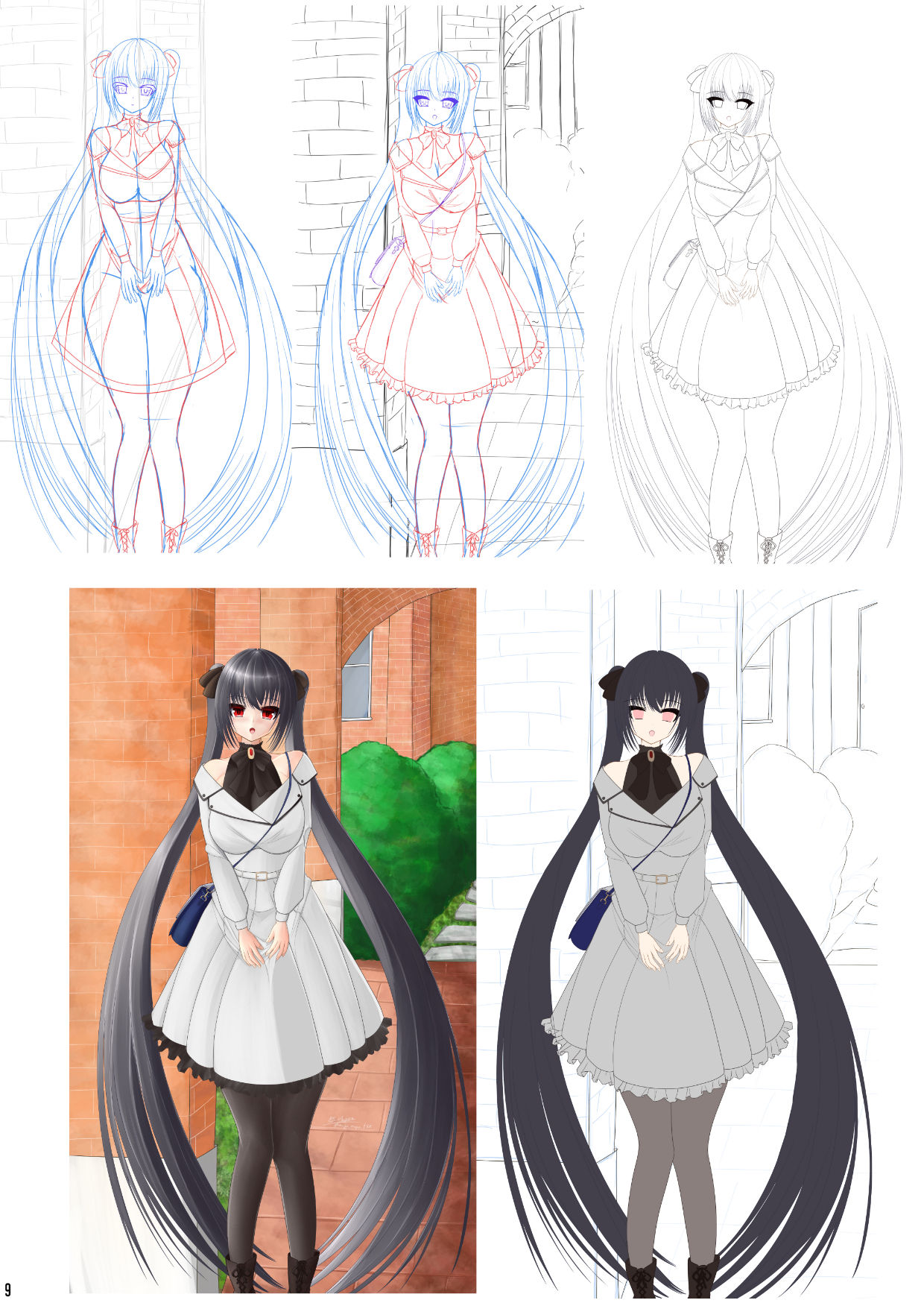 Cho-C イラスト&線画集