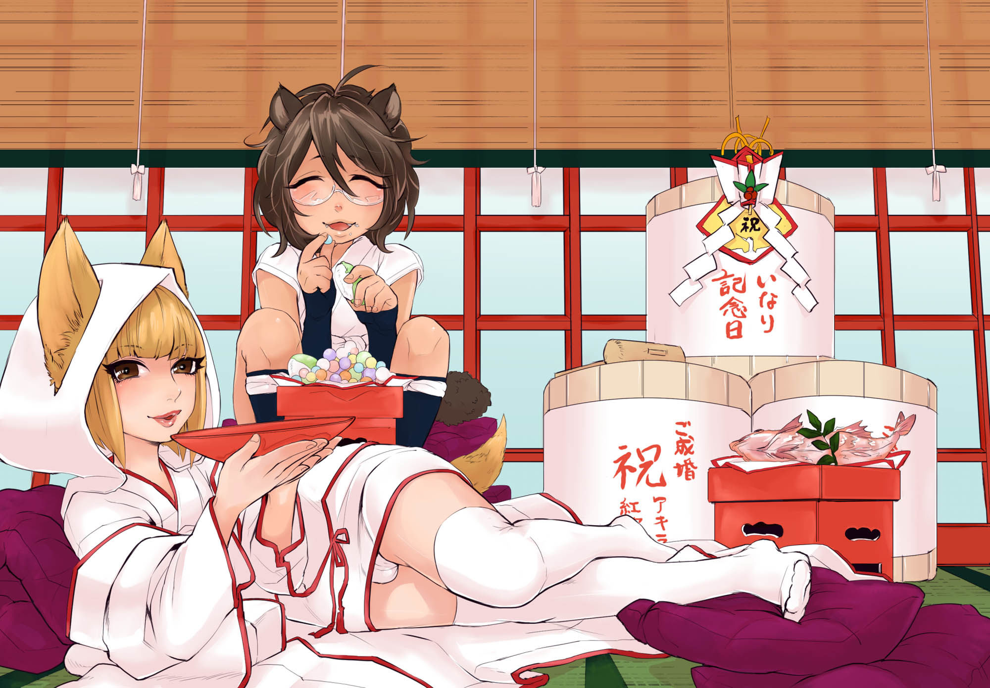 オスきつねとたぬきの強●嫁入り