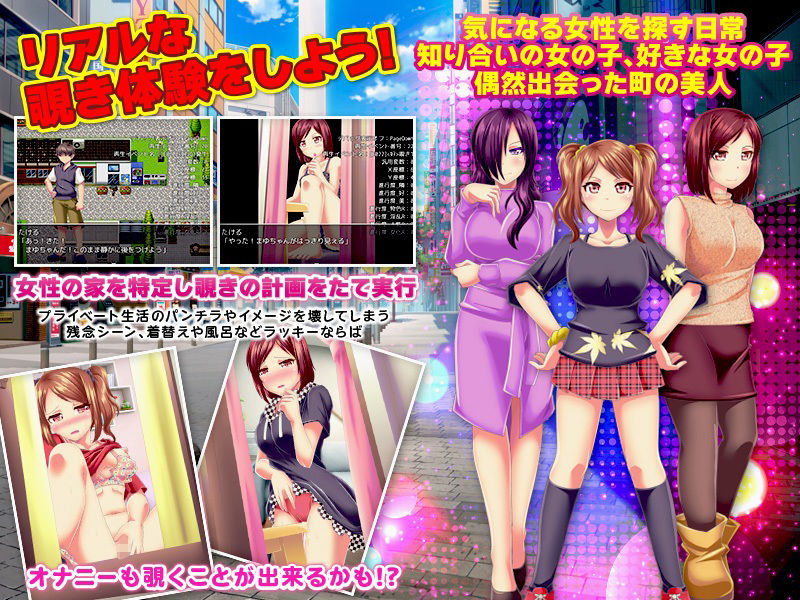 ドキドキ!リアルな覗きゲーム! -でも世の中、覗いちゃイケナイ秘密もありますよ-