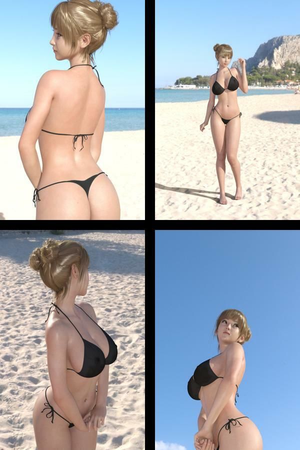 【＋All】『理想の彼女を3DCGで作ります』から生まれたバーチャルアイドル「一ノ瀬廻里（いちのせめぐり）」のグラドル撮影風写真集:Gradol_82