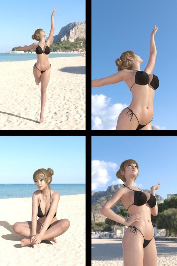 【＋All】『理想の彼女を3DCGで作ります』から生まれたバーチャルアイドル「一ノ瀬廻里（いちのせめぐり）」のグラドル撮影風写真集:Gradol_83