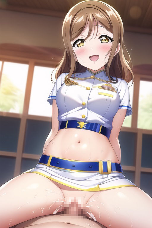 ラ○ライブ!サンシャイン!!CG集 国○田花丸(ポリス) R-18あり