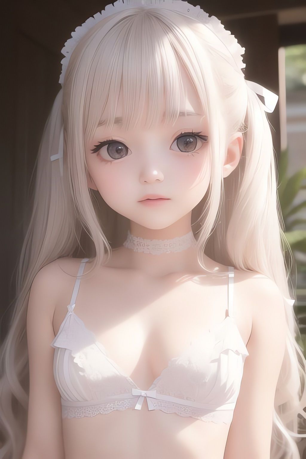 純白の美少女AIイラスト集リアル3