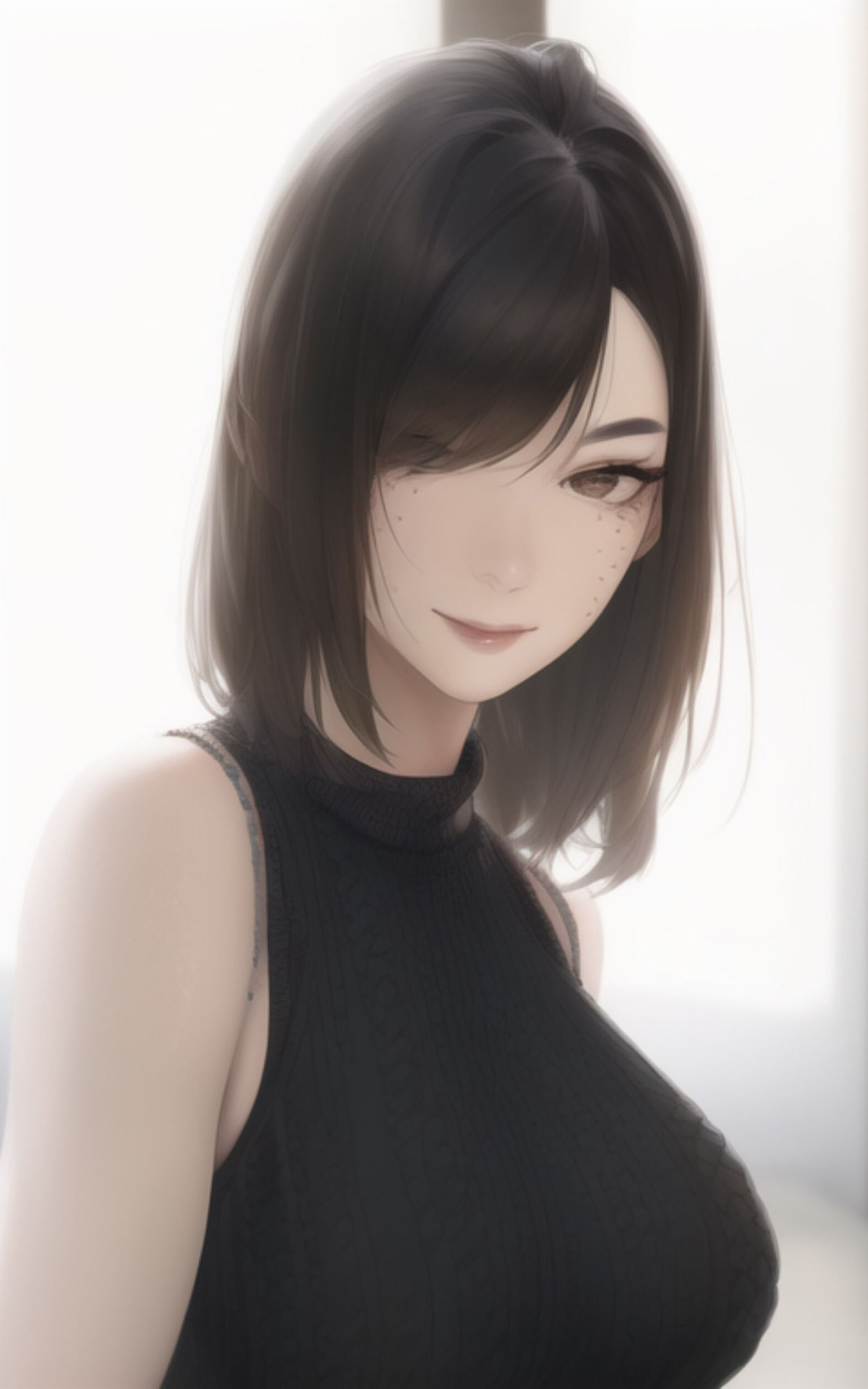 AI Fetich Album ＃1 ノースリーブニット×巨乳