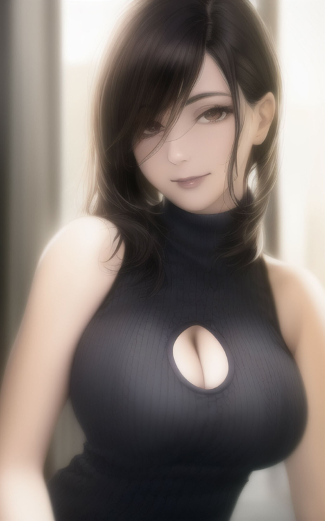 AI Fetich Album ＃1 ノースリーブニット×巨乳