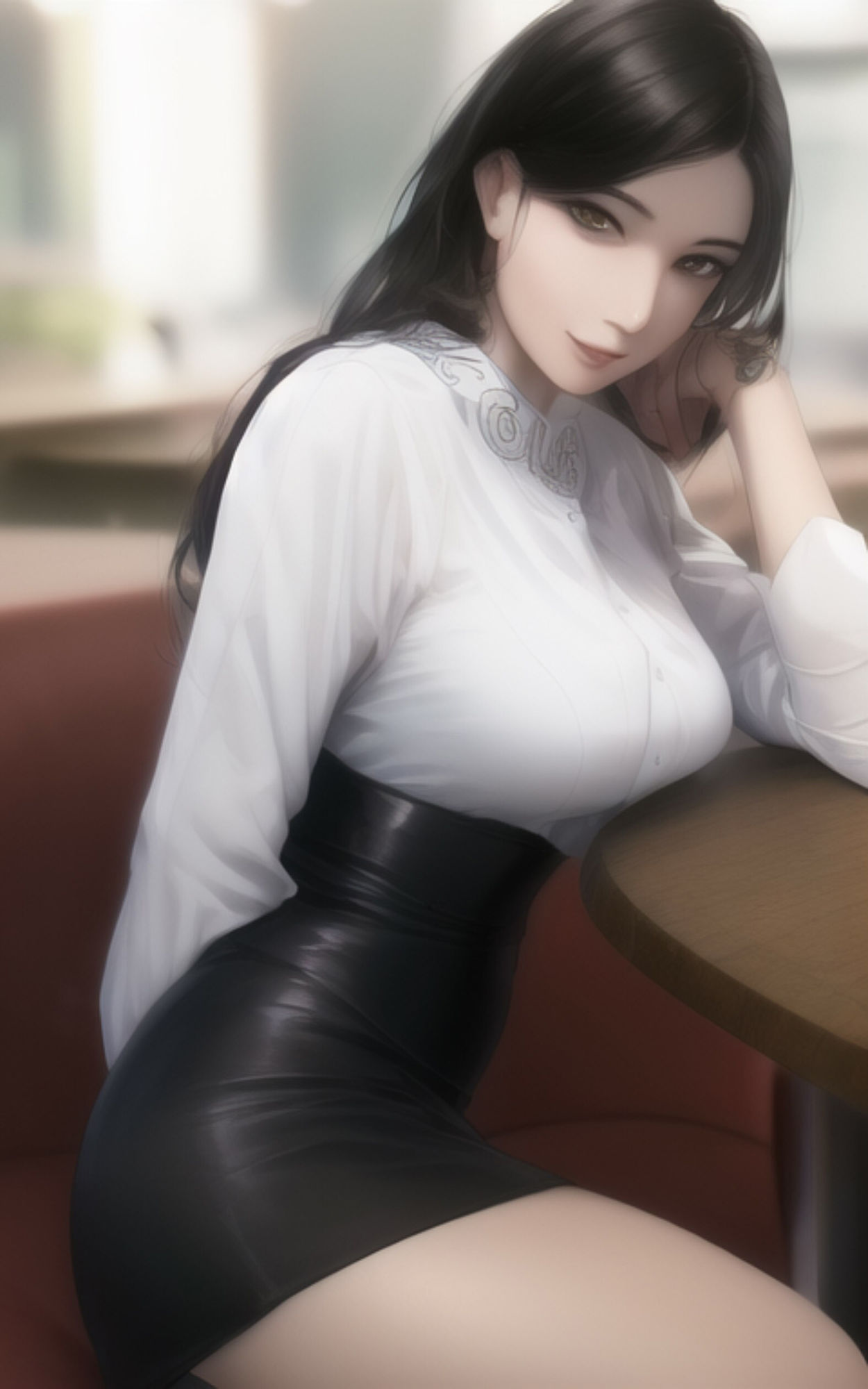 AI Fetich Album ＃2 白シャツ美女