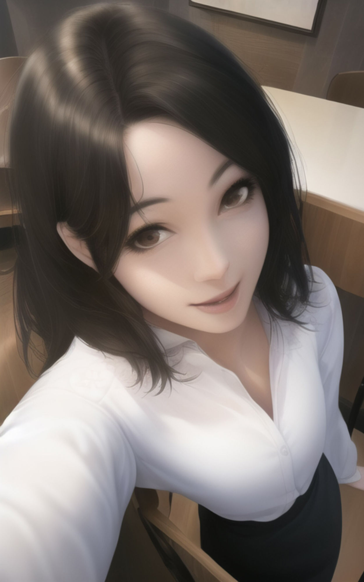 AI Fetich Album ＃2 白シャツ美女