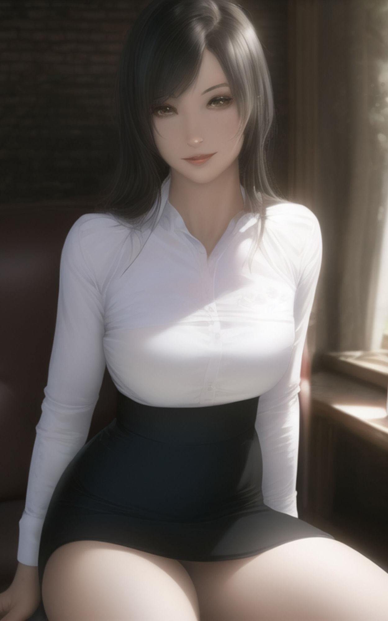 AI Fetich Album ＃2 白シャツ美女