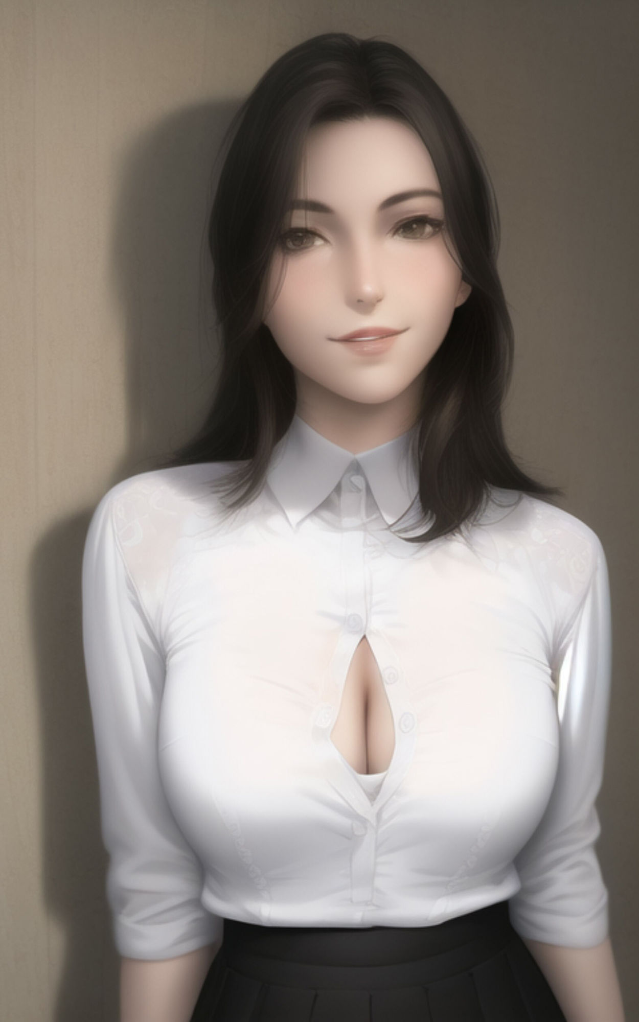 AI Fetich Album ＃2 白シャツ美女