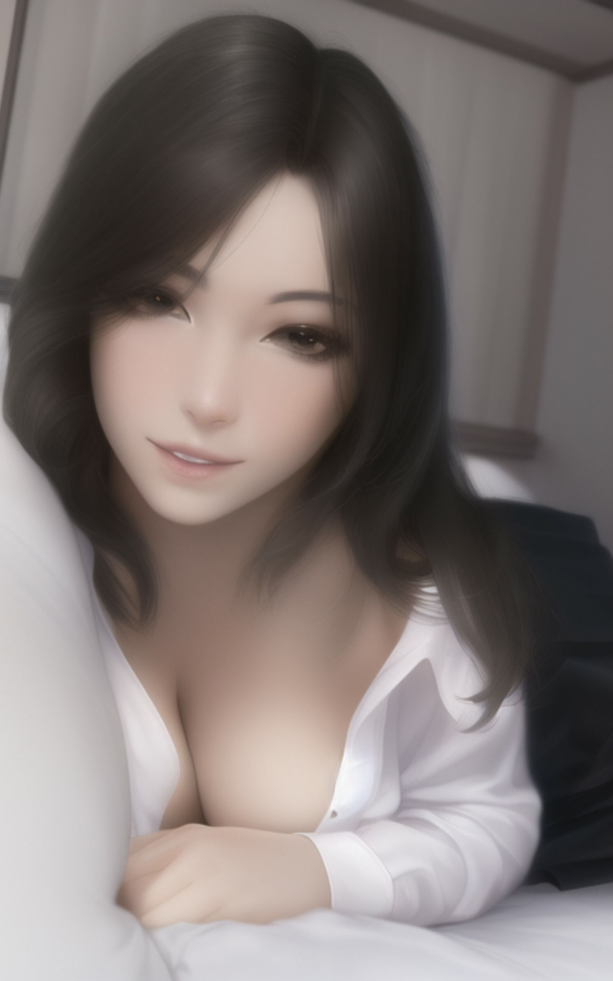 AI Fetich Album ＃2 白シャツ美女