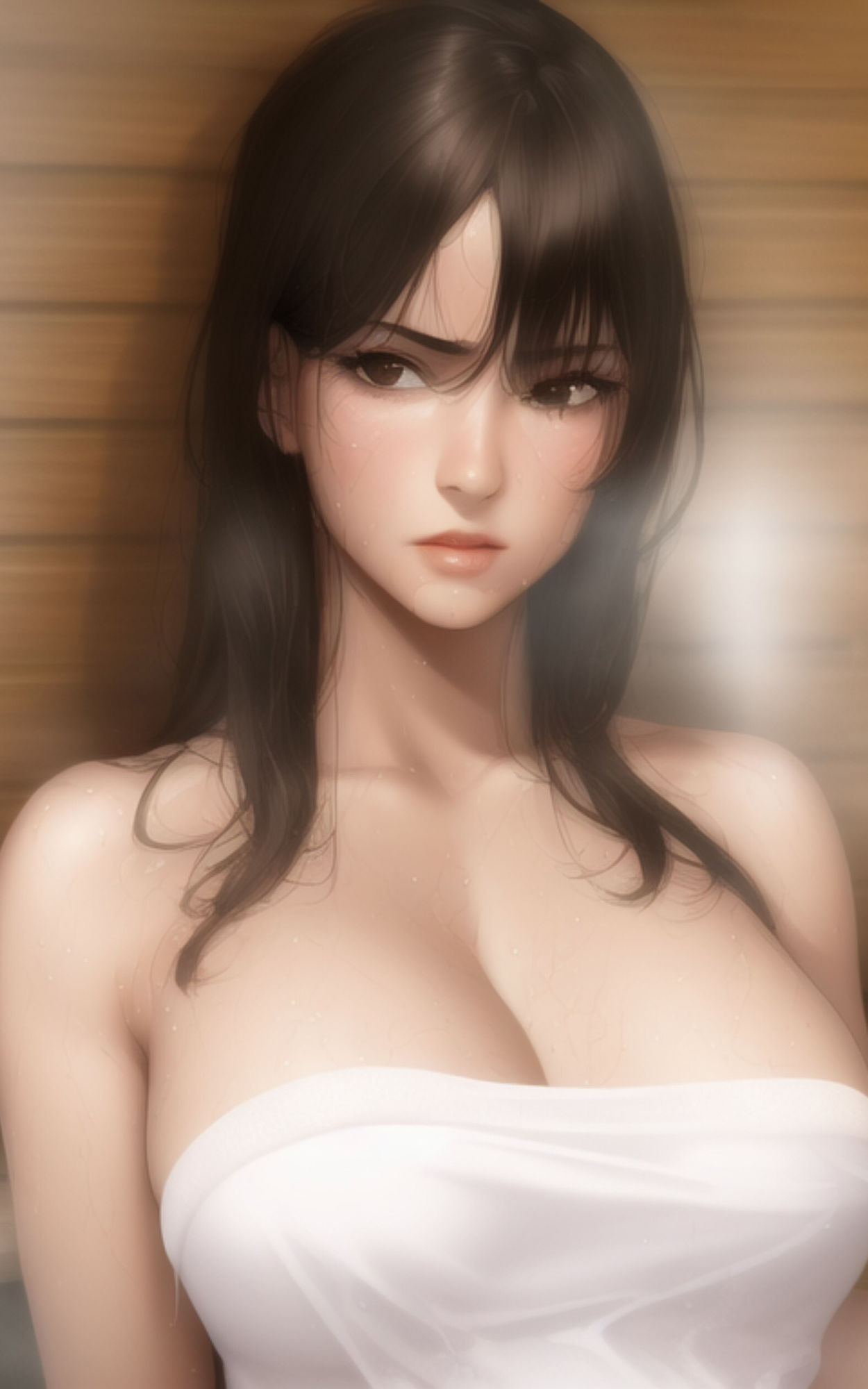 AI Fetich Album ＃3 サウナ美女【AIグラビア写真集】