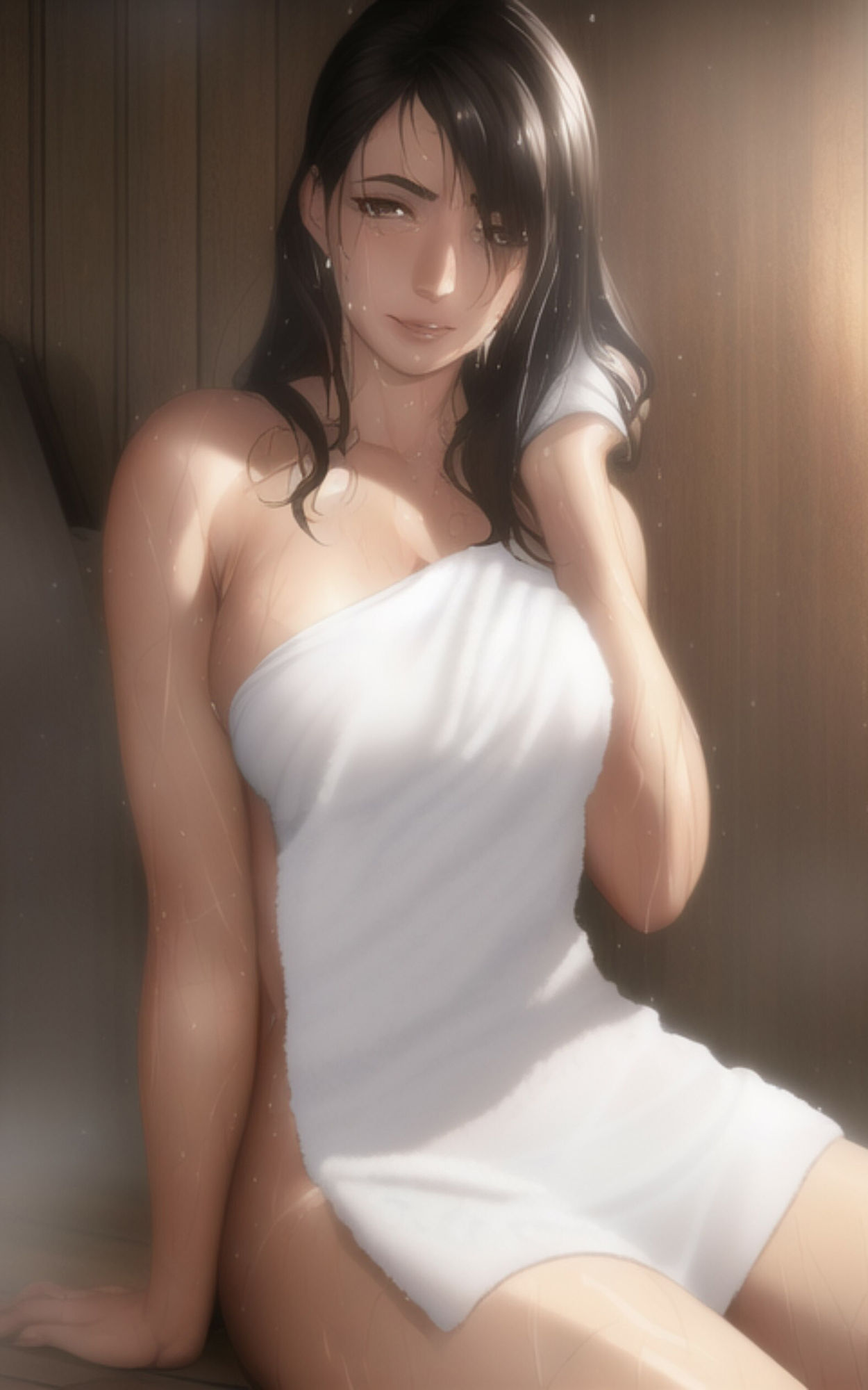 AI Fetich Album ＃3 サウナ美女【AIグラビア写真集】