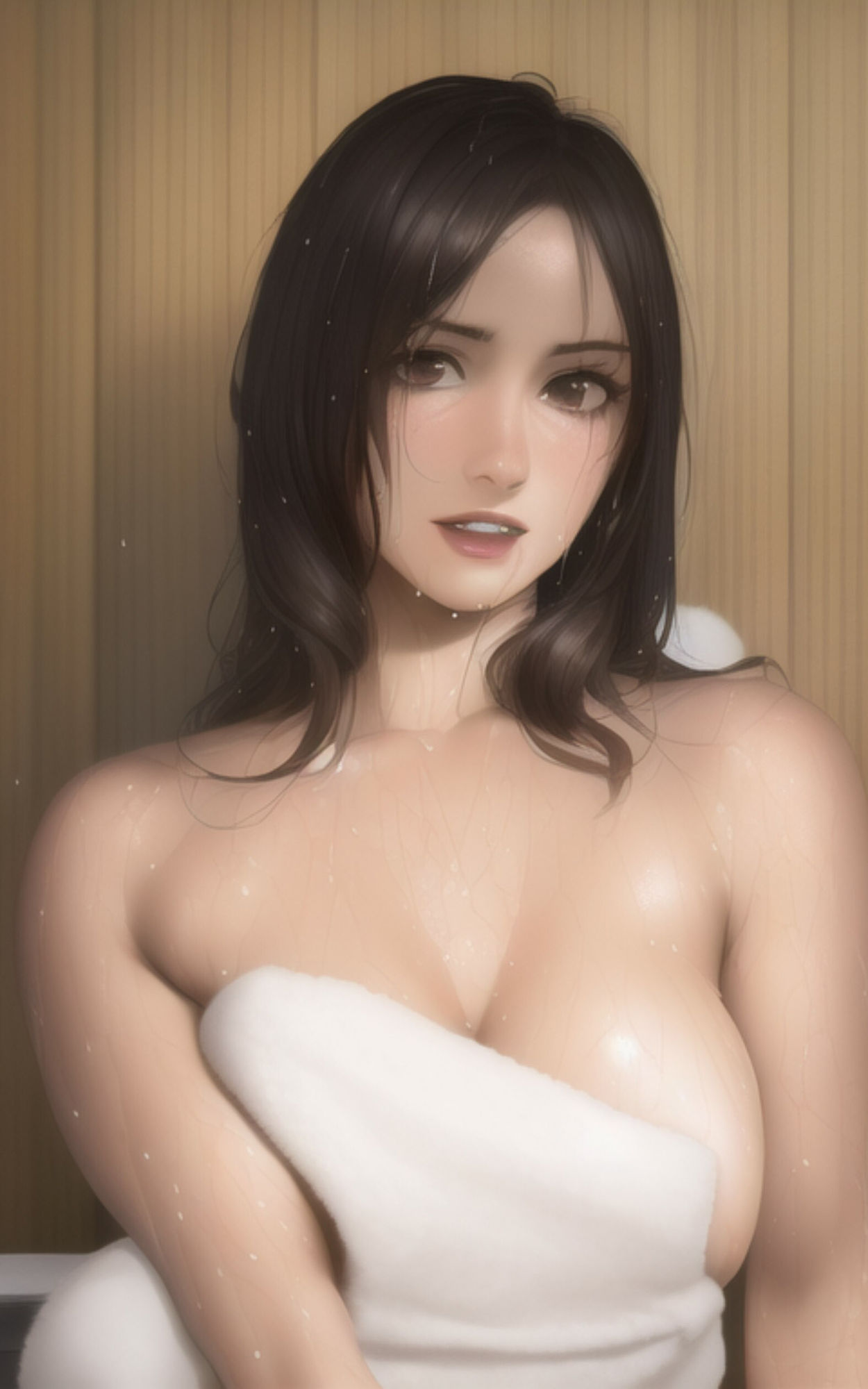 AI Fetich Album ＃3 サウナ美女【AIグラビア写真集】