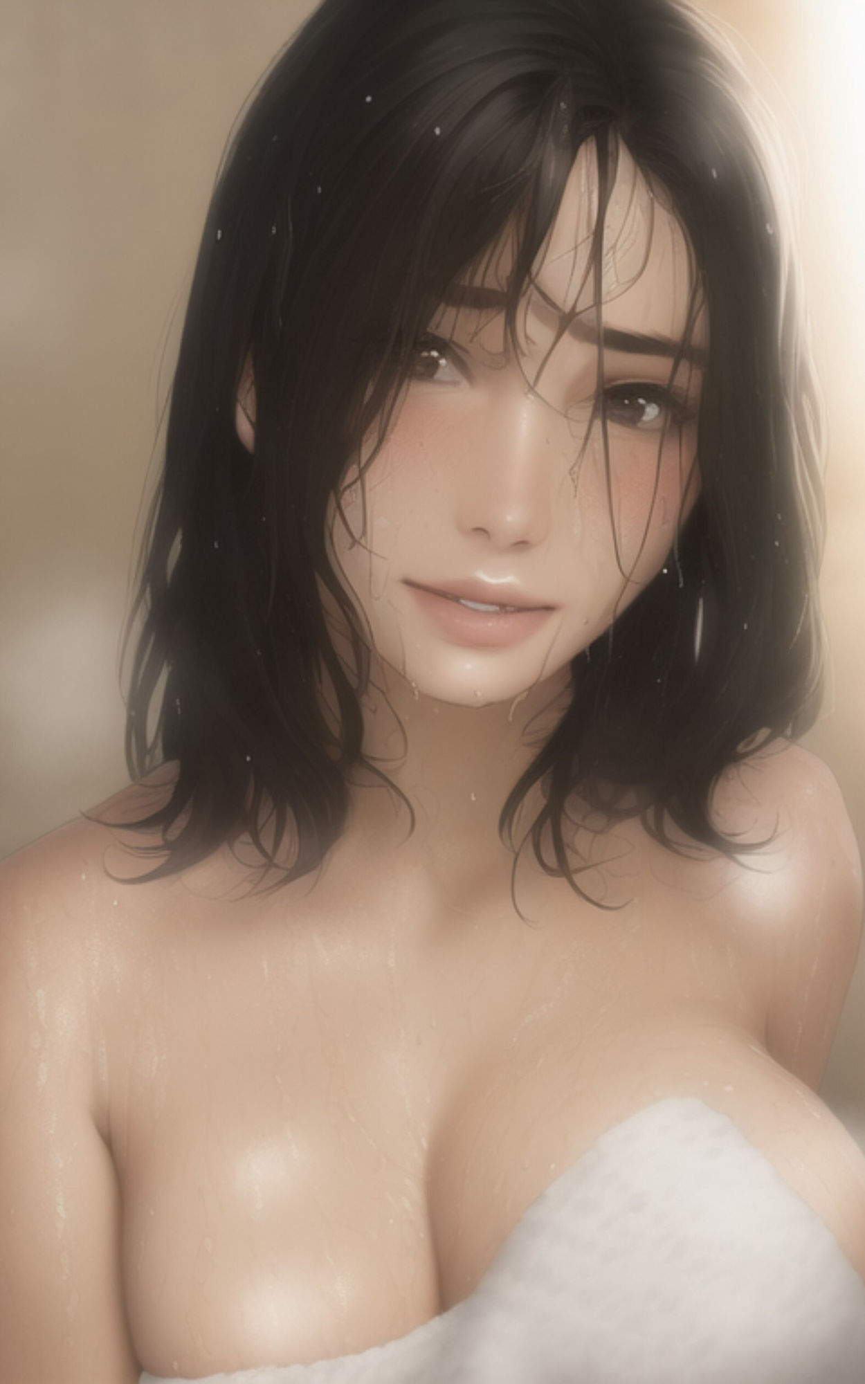 AI Fetich Album ＃3 サウナ美女【AIグラビア写真集】