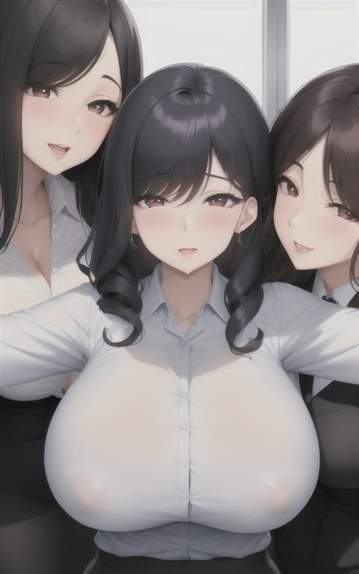 AI美女イラストvol.25えちえちOLの日常