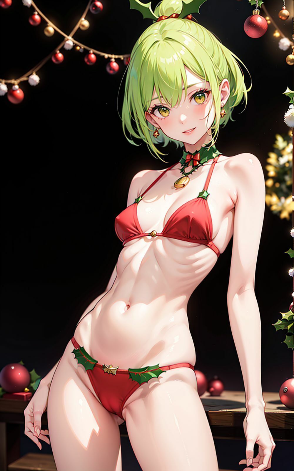 X’mas Lingerie クリスマスランジェリーイラスト