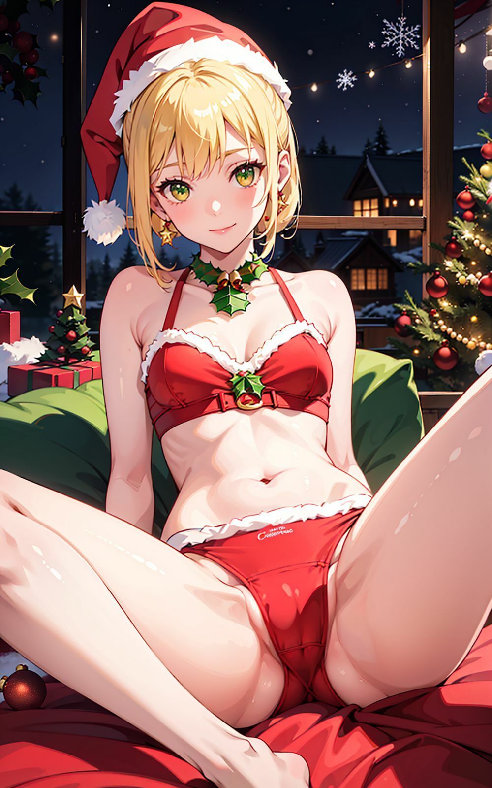 X’mas Lingerie クリスマスランジェリーイラスト