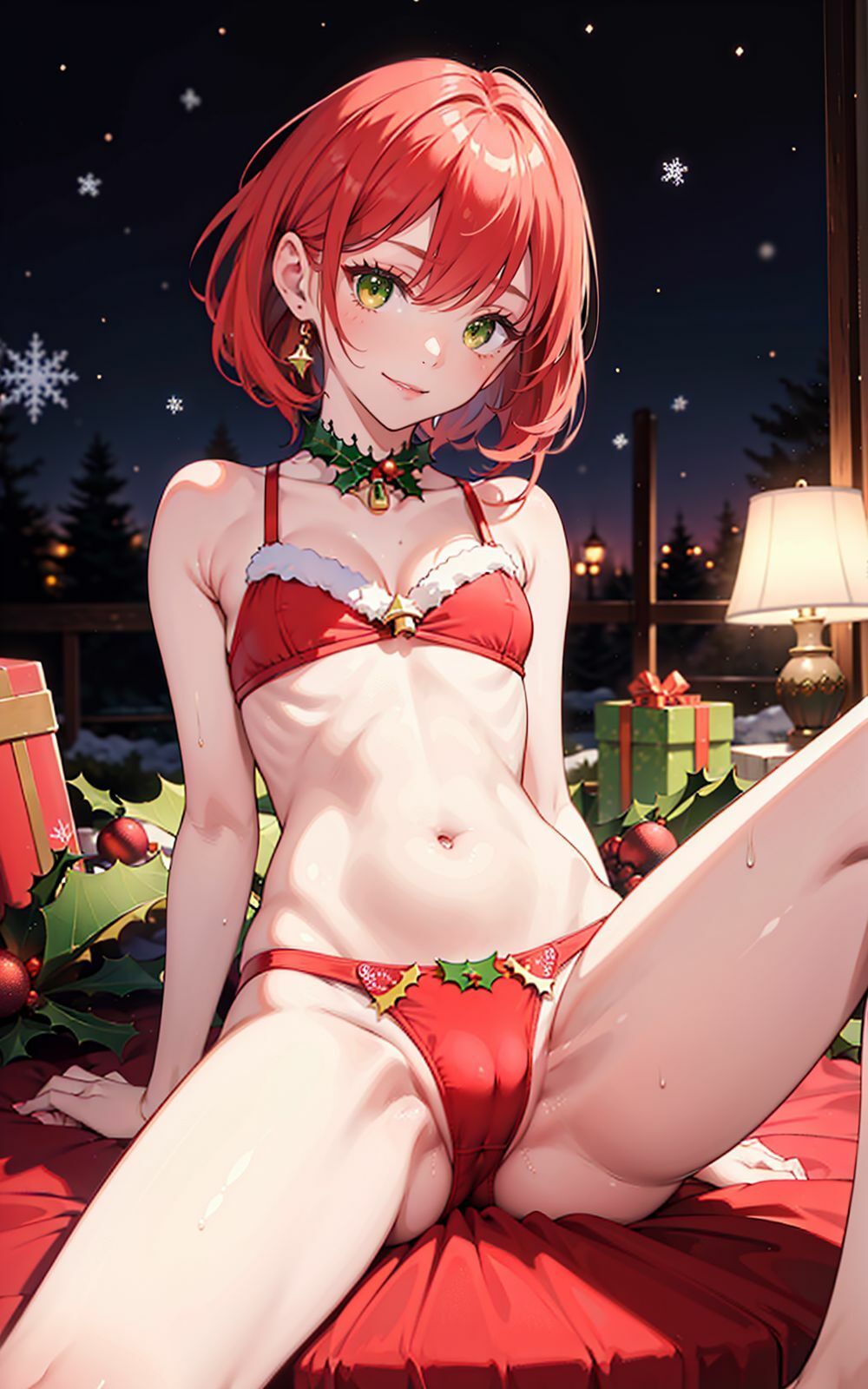 X’mas Lingerie クリスマスランジェリーイラスト