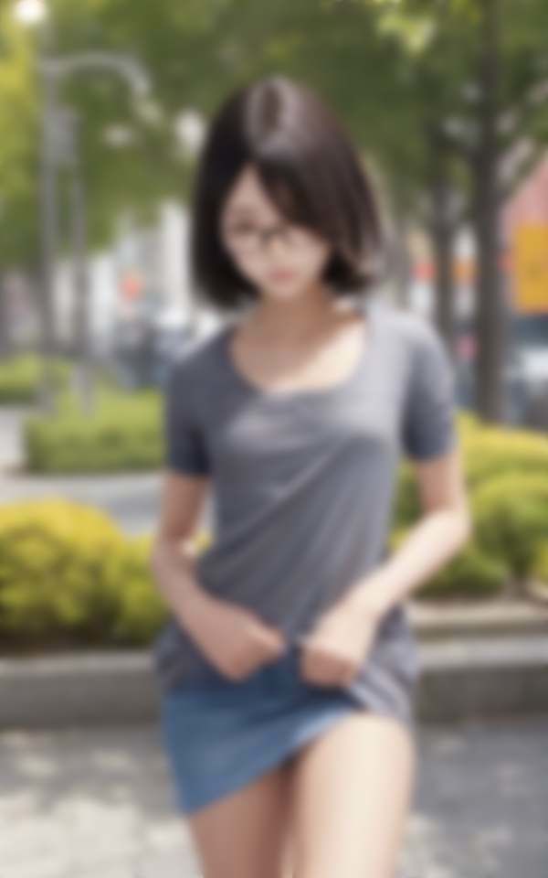 ドールが現実に!やりたい放題 貧乳ノーブラ街中で透ける乳首ポチッ