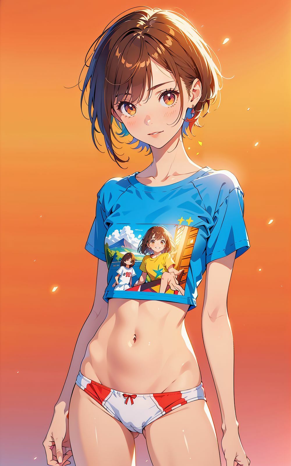 New Model シャツとパンツ 1