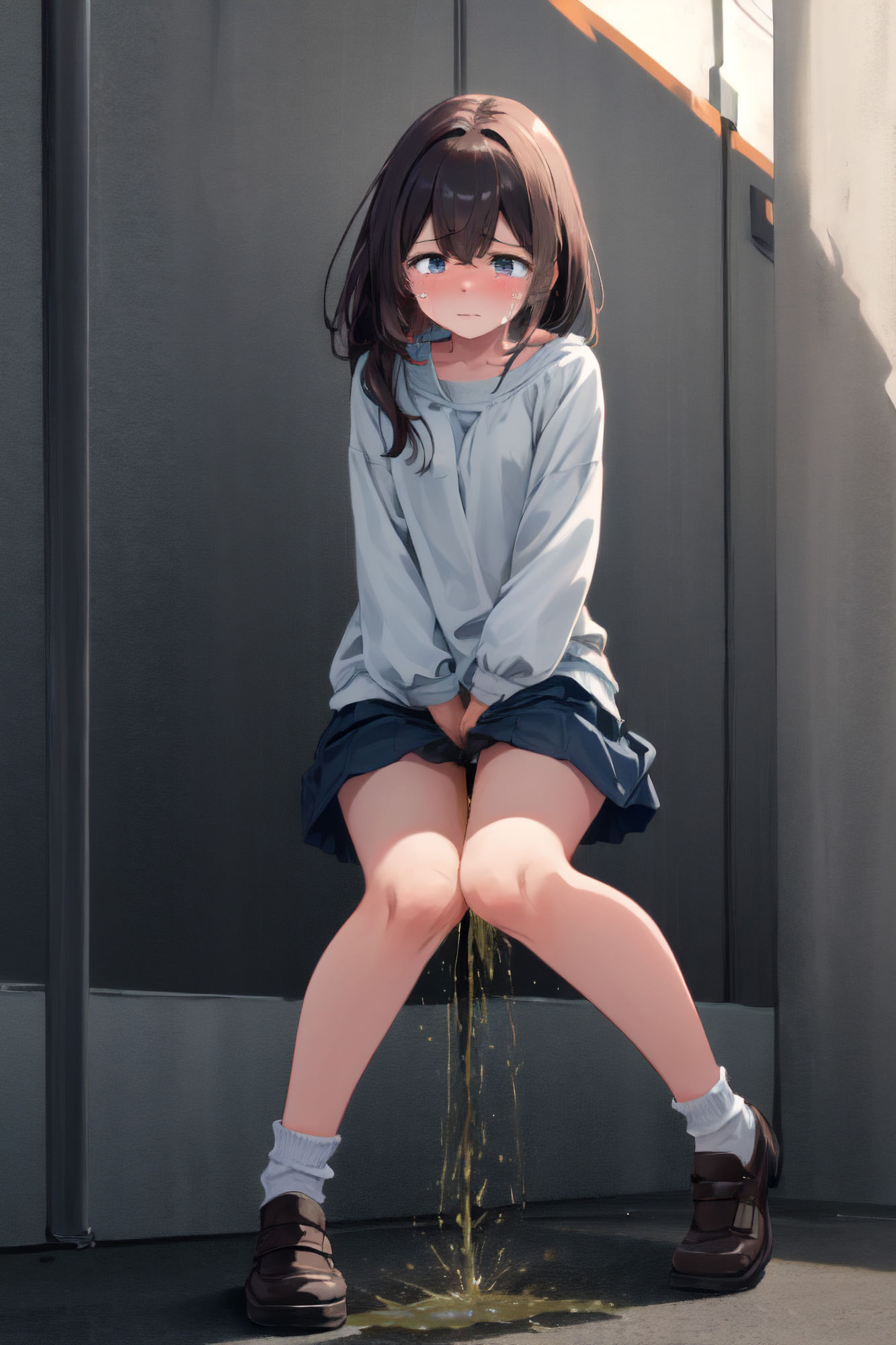 我慢できずにお漏らししちゃう女の子 Vol.3