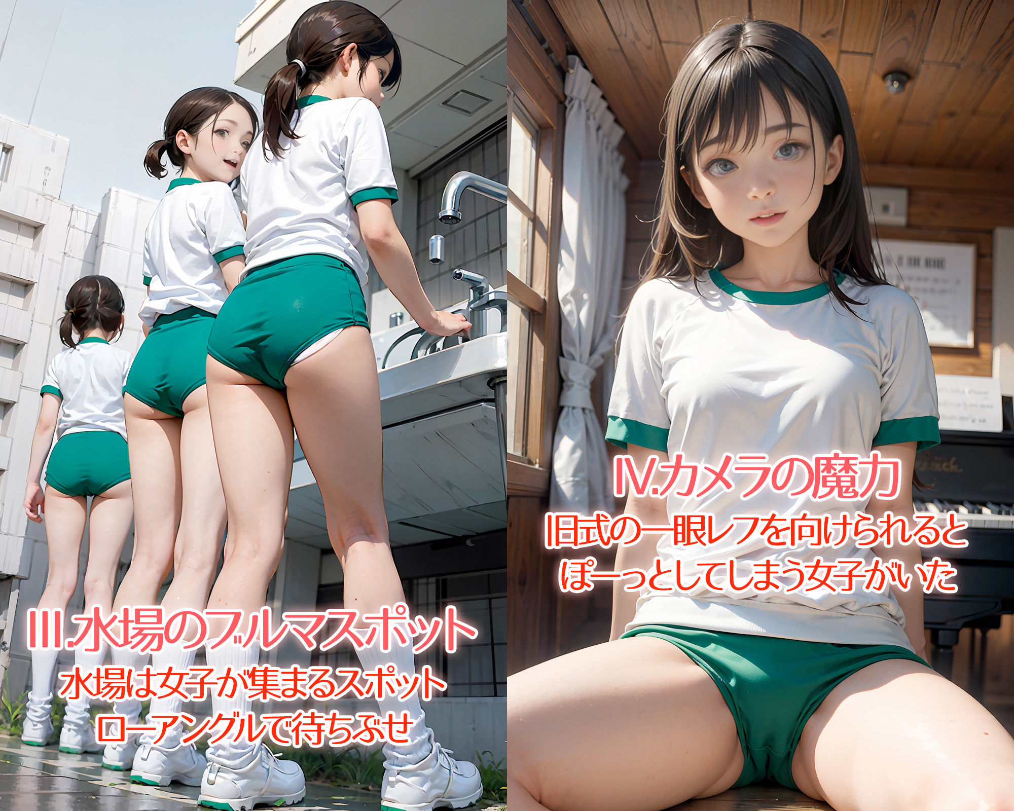 緑ブルマ 合同体育祭お宝編