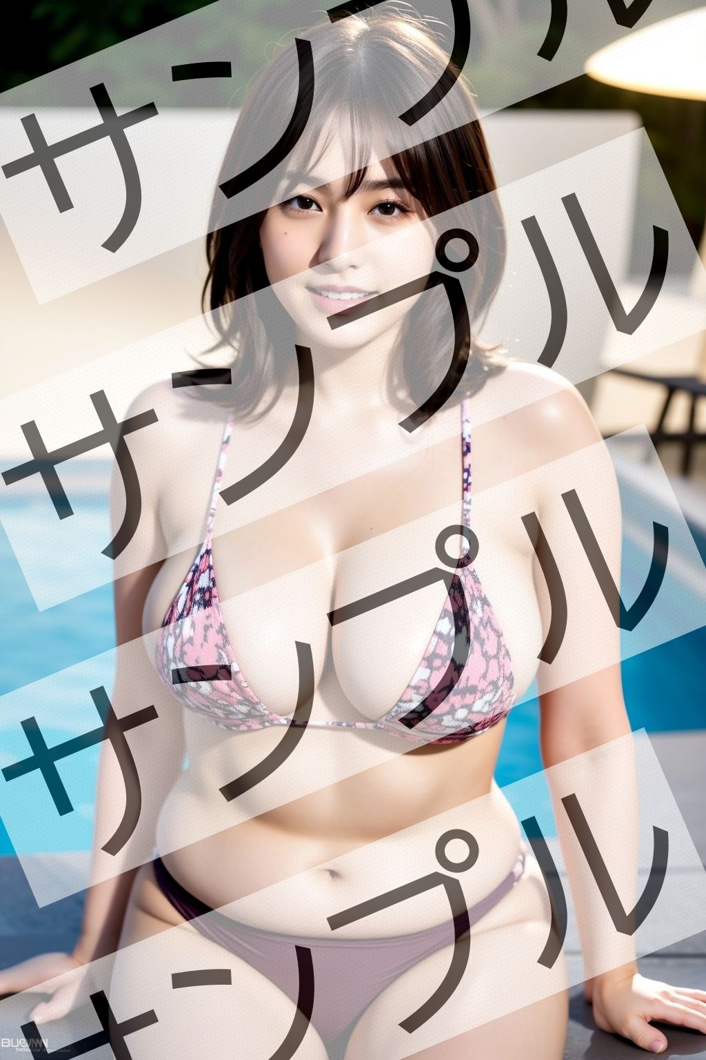 豊満美女のムチムチビキニ vol.2