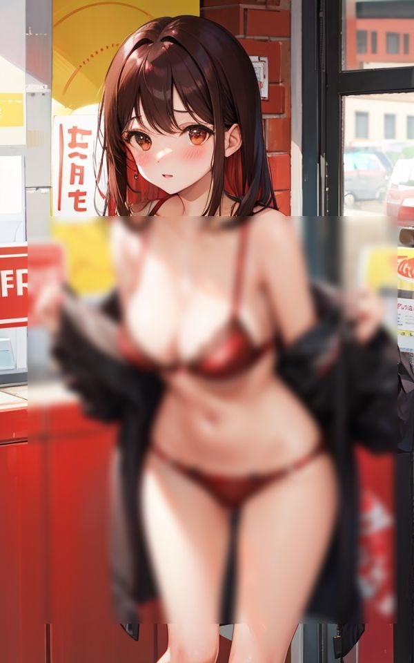 こんなところで見せるの？ 〜恥ずかしいからちょっとだけね〜