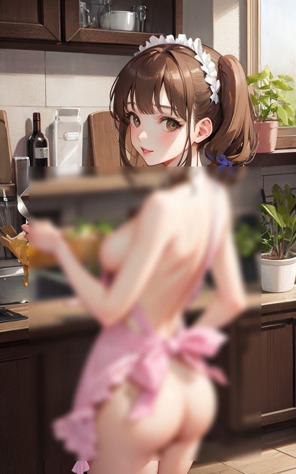 初めてこんな格好しちゃった 〜後ろだけね〜